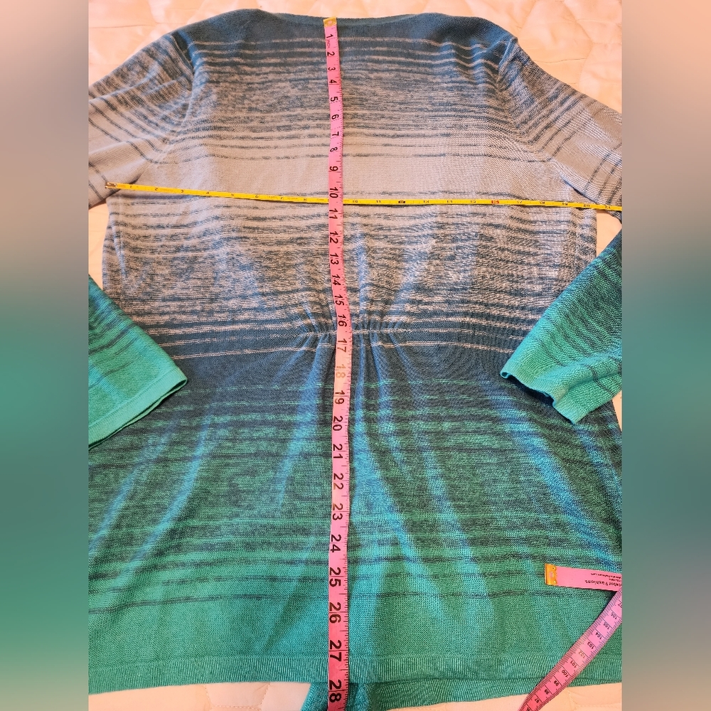 Pendleton Open Front Cardigan, Size M - image 2